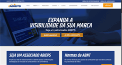 Desktop Screenshot of abieps.com.br