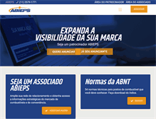 Tablet Screenshot of abieps.com.br
